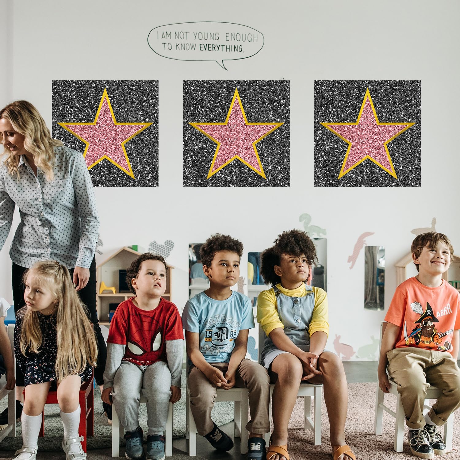 Starboling 25Pcs Movie Star Stickers - Hollywood Theme Party Decorations for Oscar Night, Red Carpet Events & Film Awards Celebrations - Perfect for Birthday Parties, Movie Premieres & Themed Gatherings