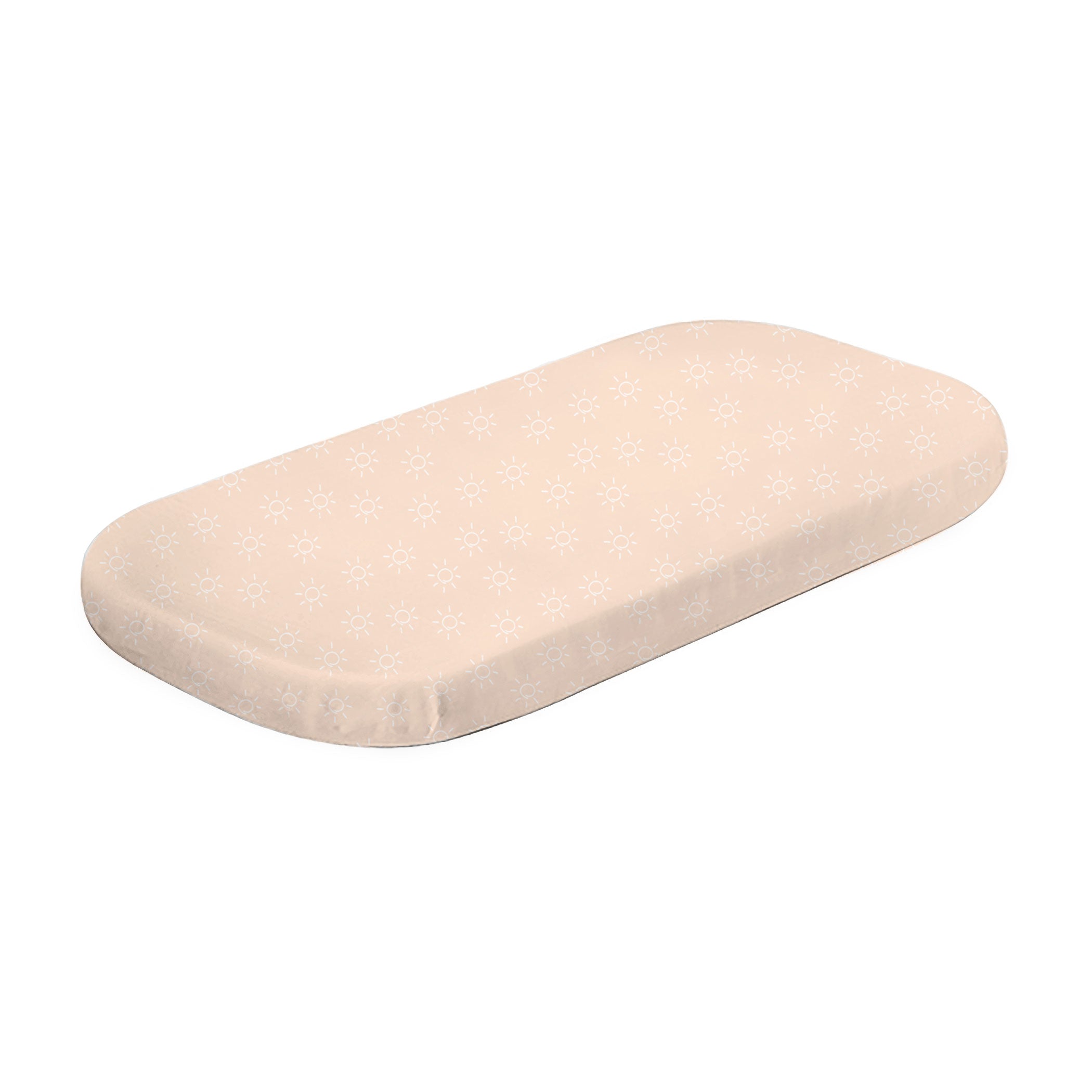 Nordic 2-Pack Jersey Cotton Co-Sleeper & Bedside Crib Fitted Sheets - Soft Peach & Lilac Colors for Baby Nursery & Co-Sleeping Safety