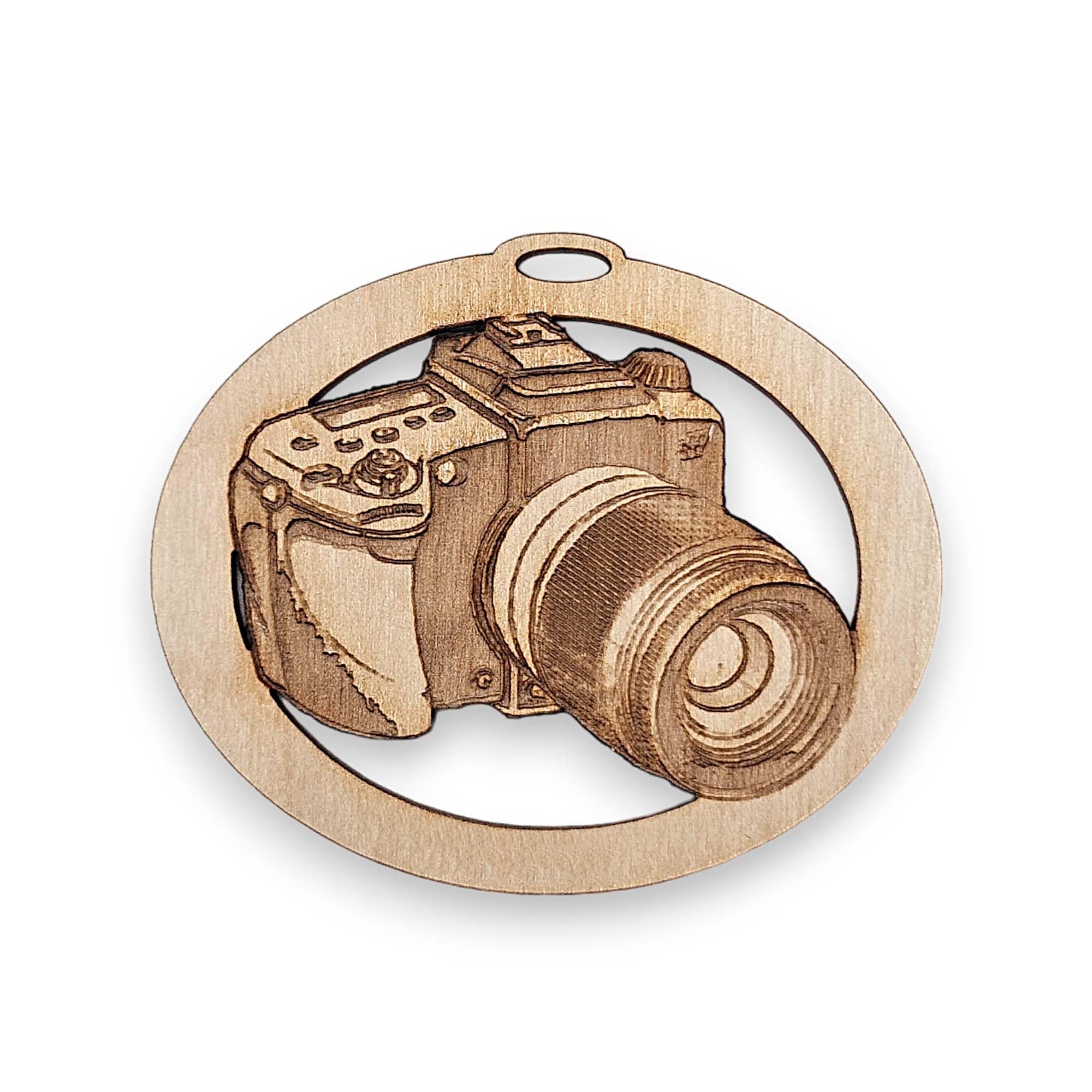 Personalized Camera Christmas Ornament - Unique Photographer Gift for Holiday Tree Decor - Perfect Camera-Themed Present for Photographers & Photography Lovers - Great for Christmas, Office Parties & Photo Studio Decor