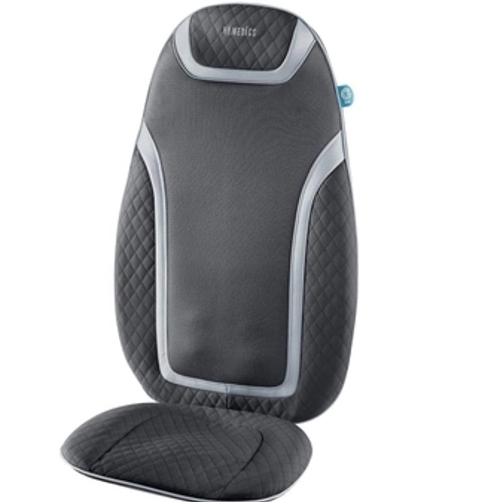 HOMEDICS MCS 757H Gentle Touch Gel Shiatsu Massage Cushion with Heat - Neck & Back Pain Relief for Home, Office & Car Use - Blemished Package with Full Warranty