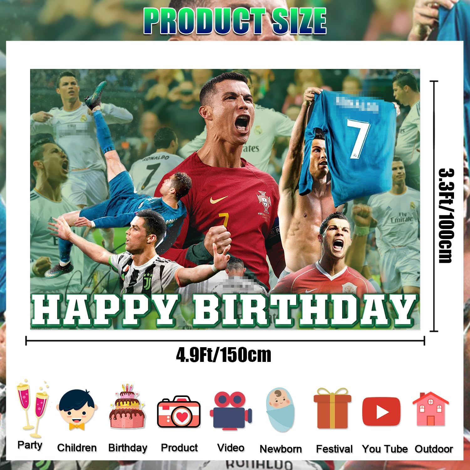 Best Soccer Party Decorations - Soccer Theme Birthday Supplies for Boys, Girls & Soccer Fans - Perfect for Birthday Parties, Game Nights & Sports Events