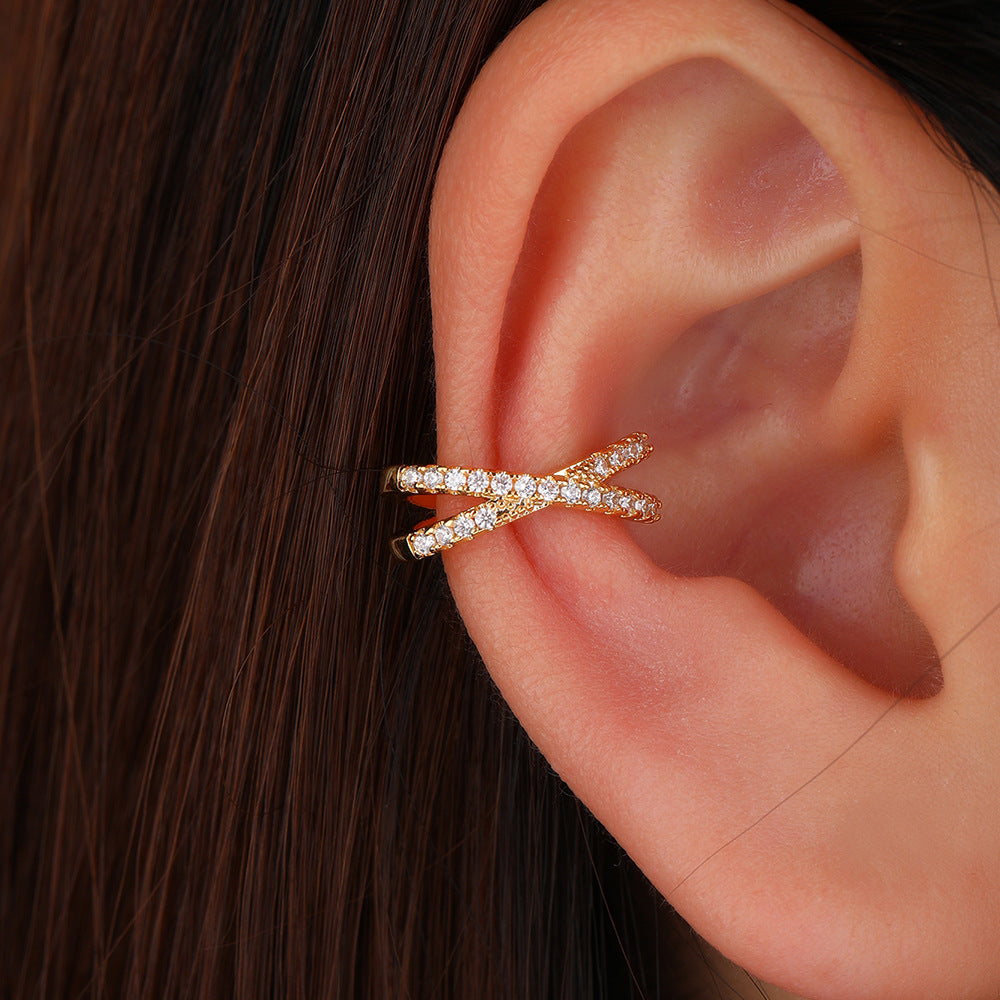 18K Gold Dainty Star Ear Cuff - No Piercing Conch Helix Clip Earring for Women | Trendy Cartilage Ear Jewelry Gift for Everyday Wear & Special Occasions