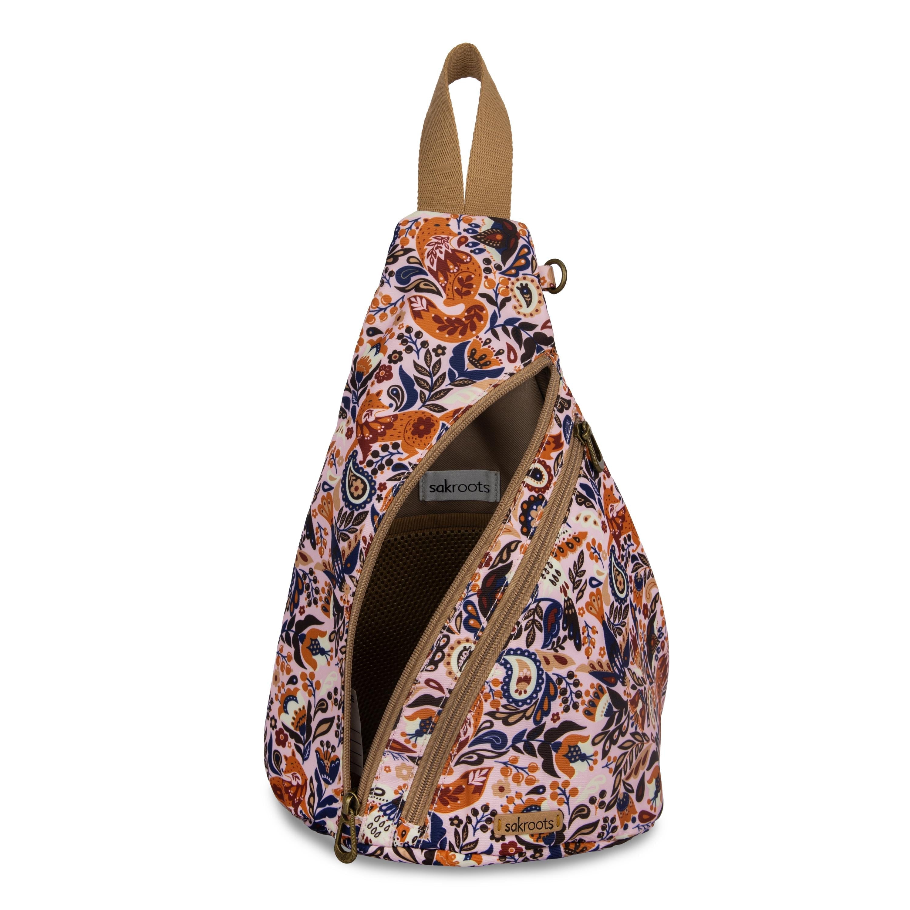 On The Go Sling Backpack - Lightweight Crossbody Bag for Men & Women - Perfect for Travel, Hiking, Commuting & Everyday Use