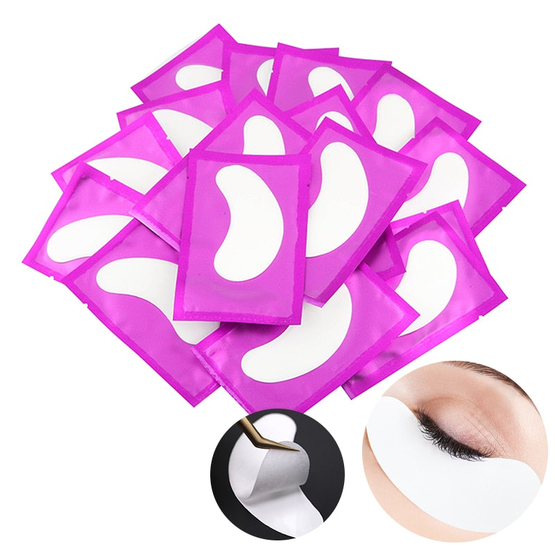 Professional Eyelash Extension Under Eye Pads for Sensitive Skin - Soft & Protective Eye Pads for Lash Extensions - Perfect for Salon & Home Use