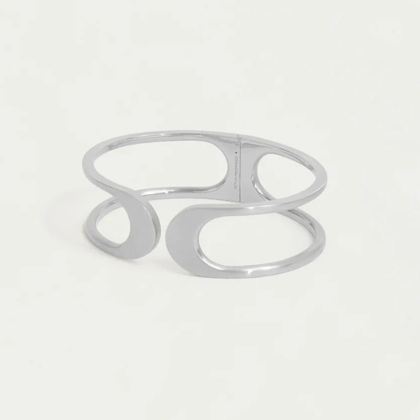 Dean Davidson Crosby Cuff Bracelet - Sterling Silver Adjustable Bangle for Women | Perfect for Everyday Wear, Office & Special Occasions