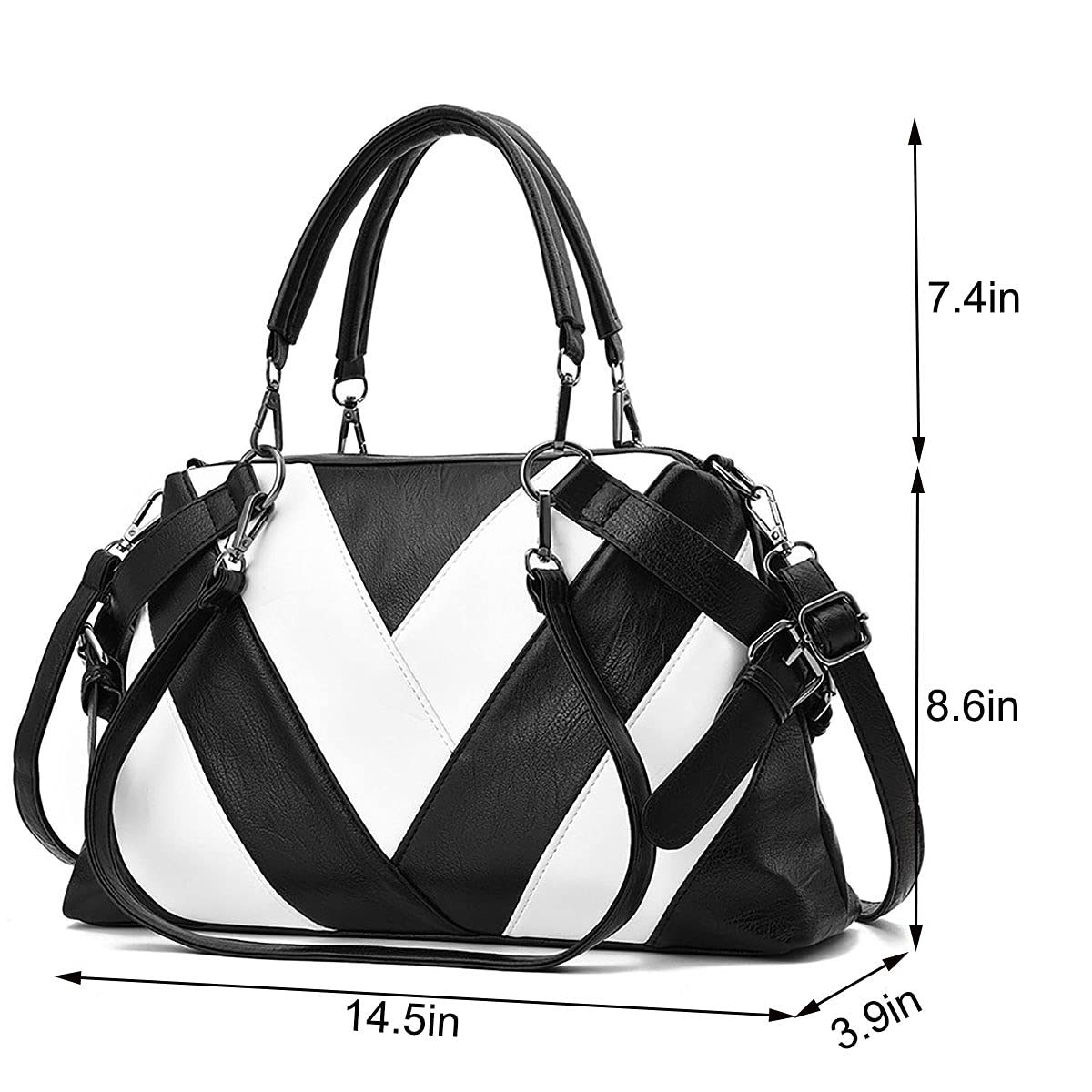 Stylish Women's Satchel Purses & Shoulder Tote Handbags - Fashion Crossbody Bags for Work, Travel & Everyday Use