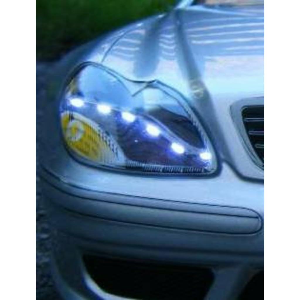 88101 LED Strip Lights - White Front Red Rear for Car Underglow & Interior Lighting