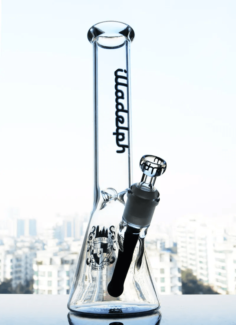 14mm Glass Beaker Bong Water Pipe with Bowl - Portable & Durable for Smooth Smoking Sessions at Home, Parties, or Travel