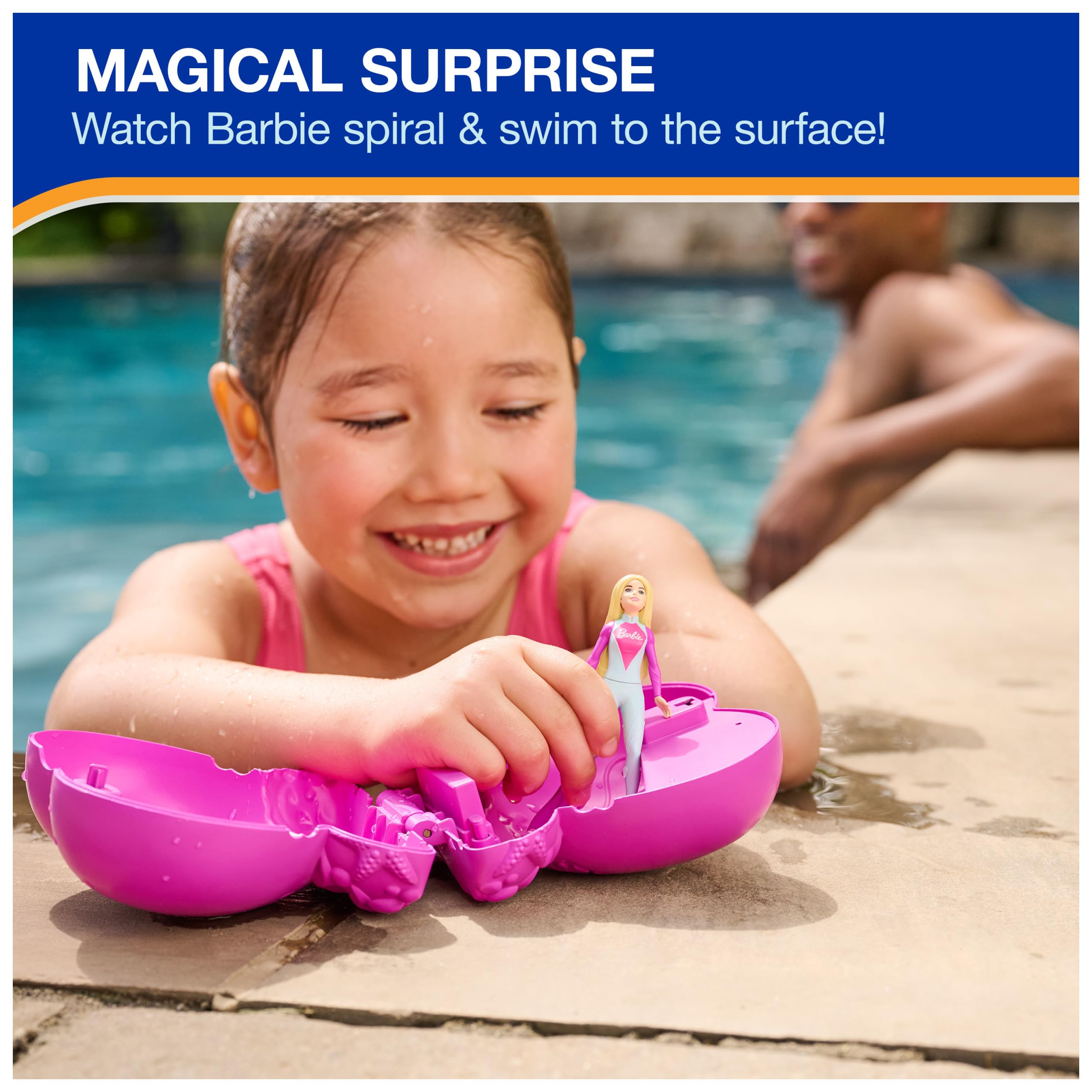 **Barbie Dive N Surprise Pool Toys for Kids Ages 5+ | SwimWays Swimming Pool Accessories, Water Games & Party Supplies | Fun for Pool Parties, Beach Trips & Backyard Play**