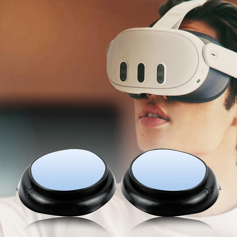 Scratch-Resistant VR Lens Protector & Spacer for Meta/Oculus Quest 3 - Anti-Myopia Frame, Controller & Headset Accessories - Perfect for Gaming, Virtual Reality, and Eye Protection