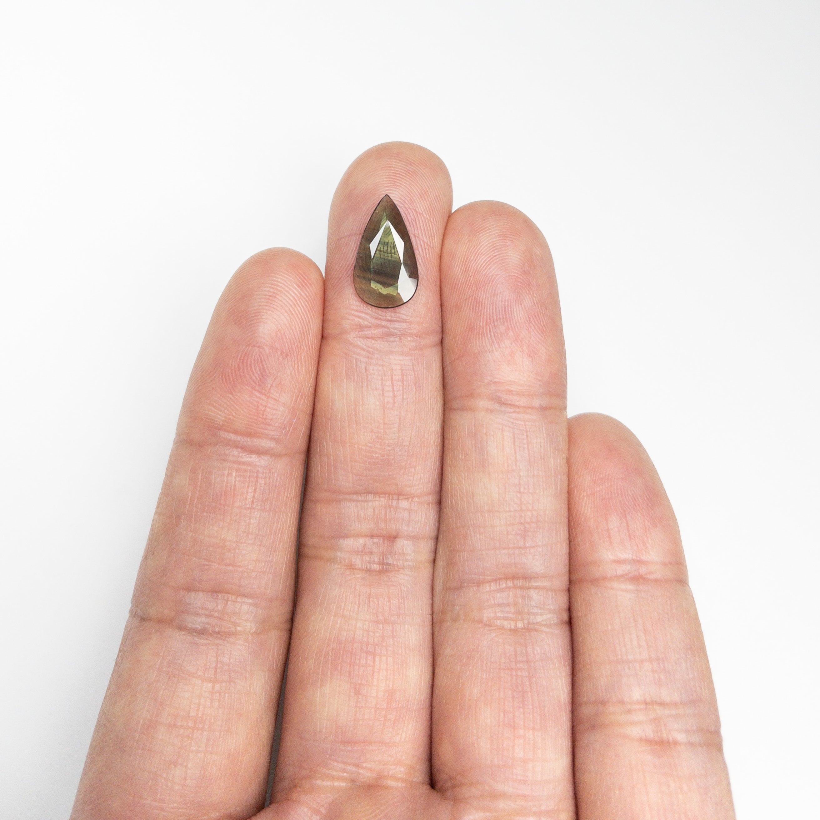 1.83ct Natural Pear Cut Blue Sapphire Gemstone - 14.03x7.96x1.60mm Portrait Cut Loose Stone for Jewelry Making, Engagement Rings & Necklace Pendants