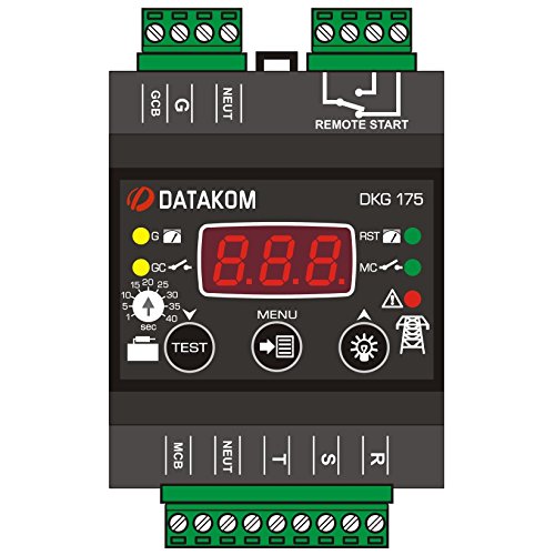 DKG-175 Automatic Transfer Switch (ATS) Controller - Seamless Generator to Mains Power Switching for Home & Business Backup Power Systems