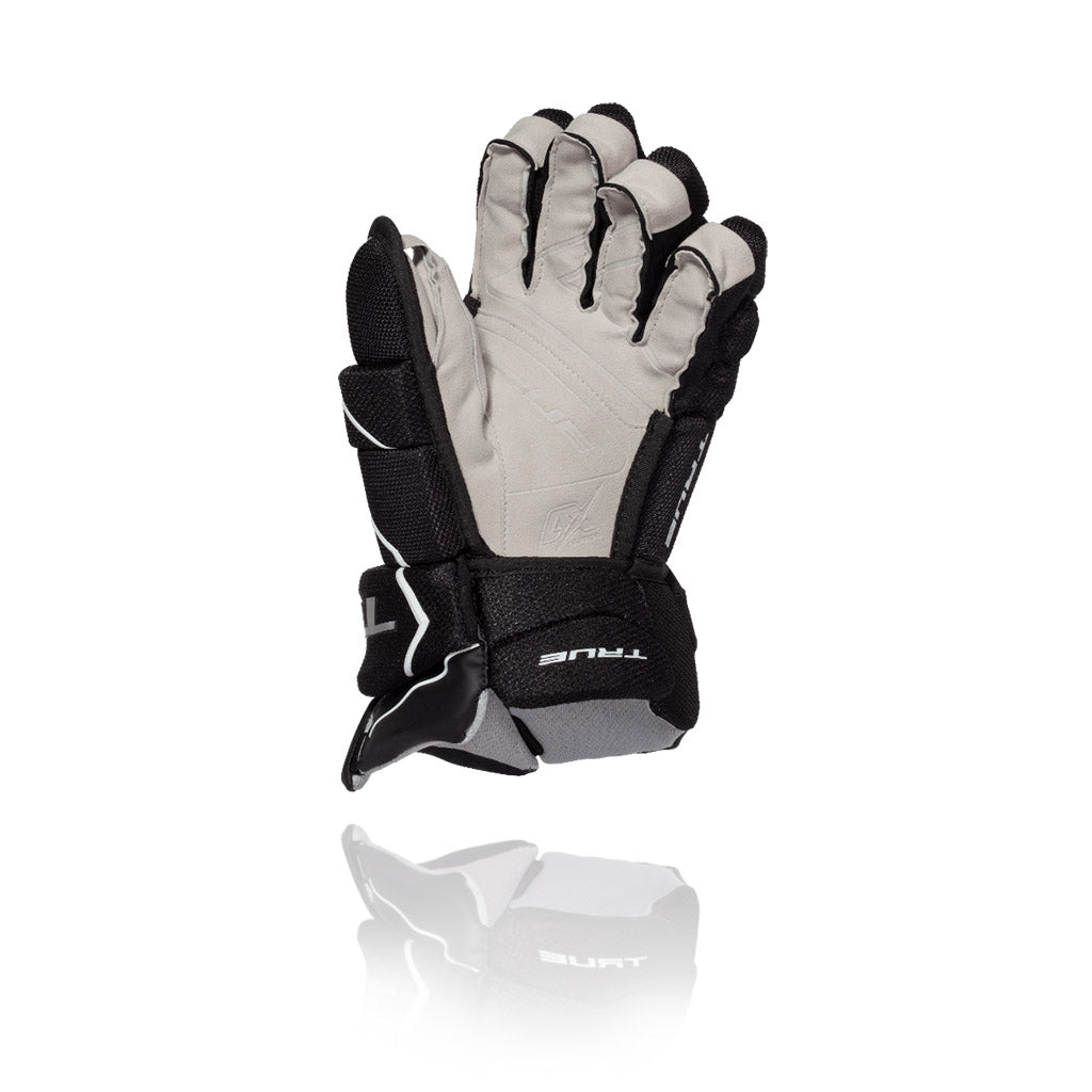 TRUE Catalyst 9X Junior Ice Hockey Gloves - Youth Hockey Gloves for Boys & Girls - Protective Gear for Ice Skating, Stick Handling & Game Play
