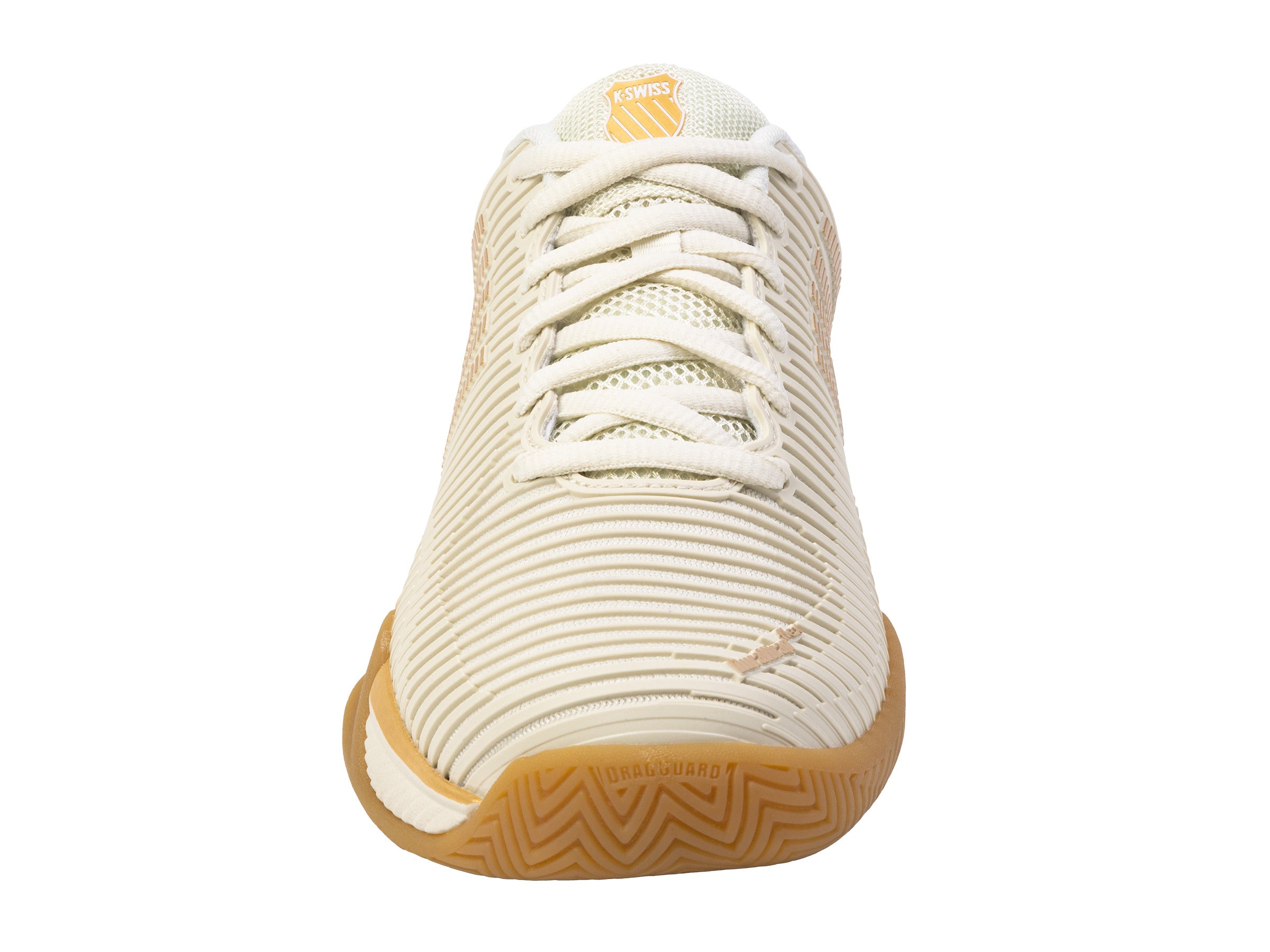 Hypercourt Express 2 Women's Tennis Shoes - Lucky in Love Color (Bone/Bare/Gold) | Lightweight & Durable for Court Sports, Casual Wear & Gym Workouts