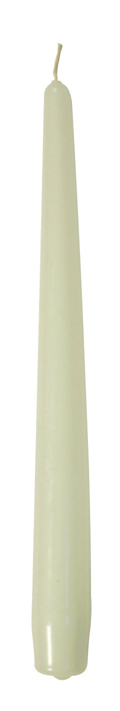 Premium Lacquer Cone Wax Candles - Ivory Color, 2.2 x 2.2 x 21 cm (3-Pack) - Elegant Home Decor for Weddings, Spa Relaxation & Aromatherapy