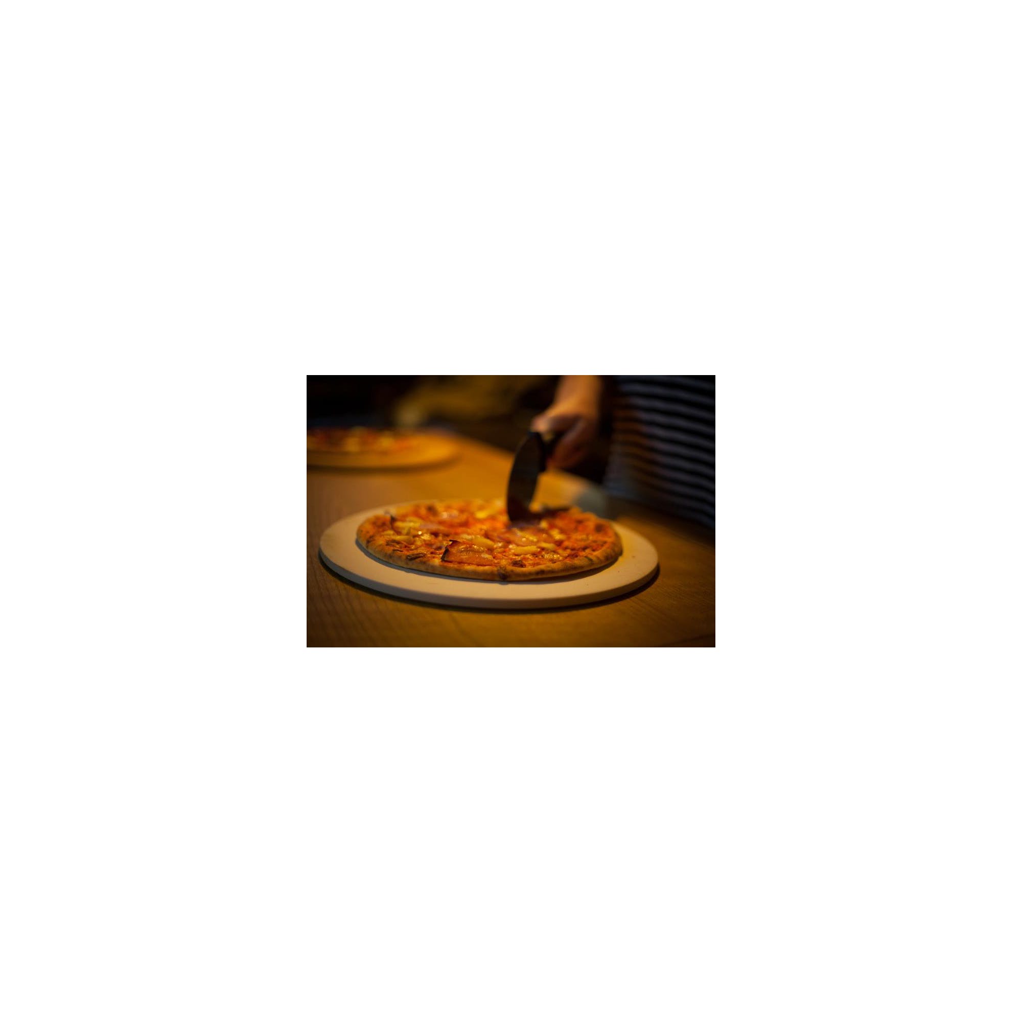 Premium Italian Pizza Stone Set for Oven & Grill - Authentic Wood Fired Pizza at Home | Perfect for Outdoor Cooking, Backyard BBQs & Family Gatherings
