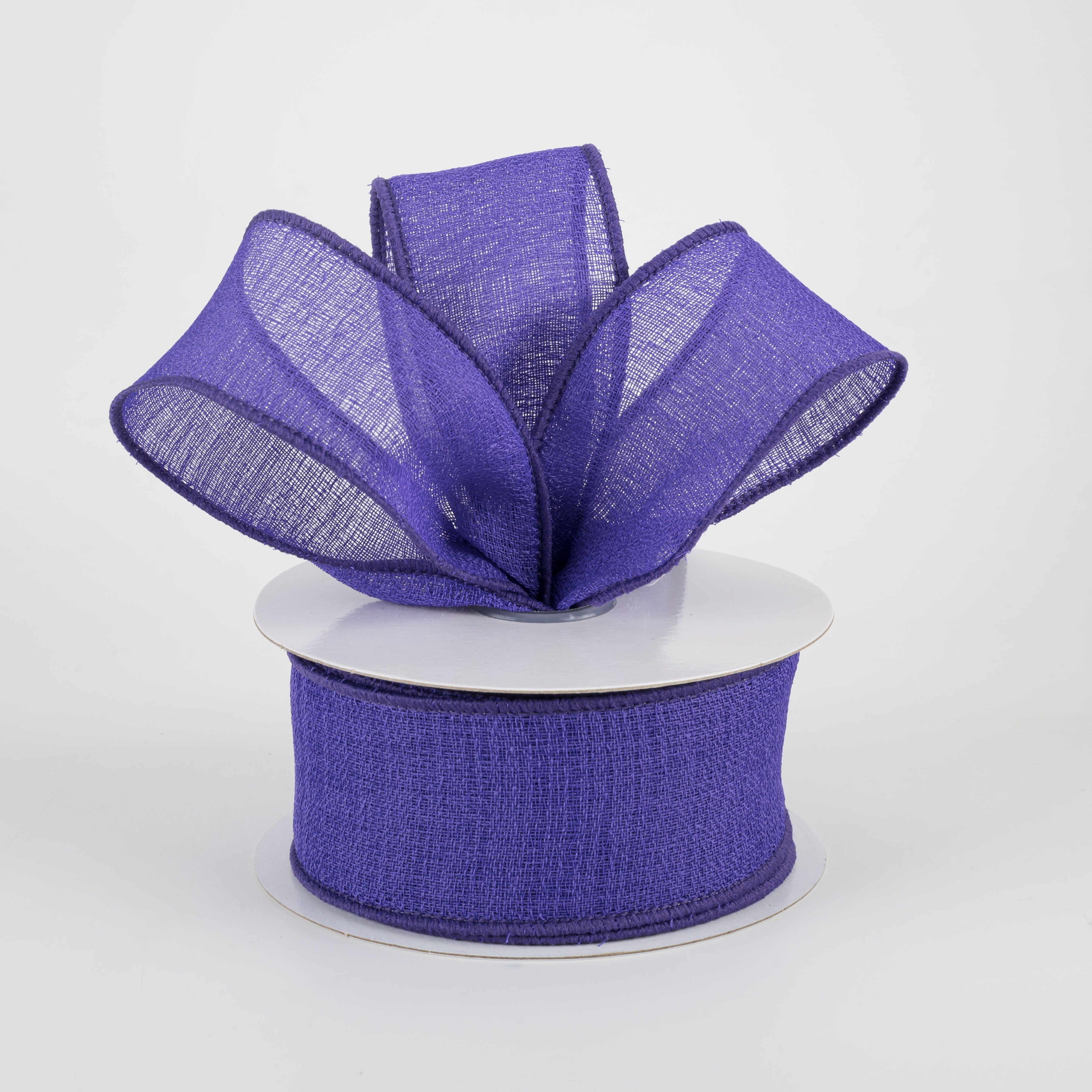 1.5 Inch Purple Gauze Ribbon - 10 Yards Bulk Roll for Wrapping Gifts, DIY Crafts, Hair Bows, and Party Decorations