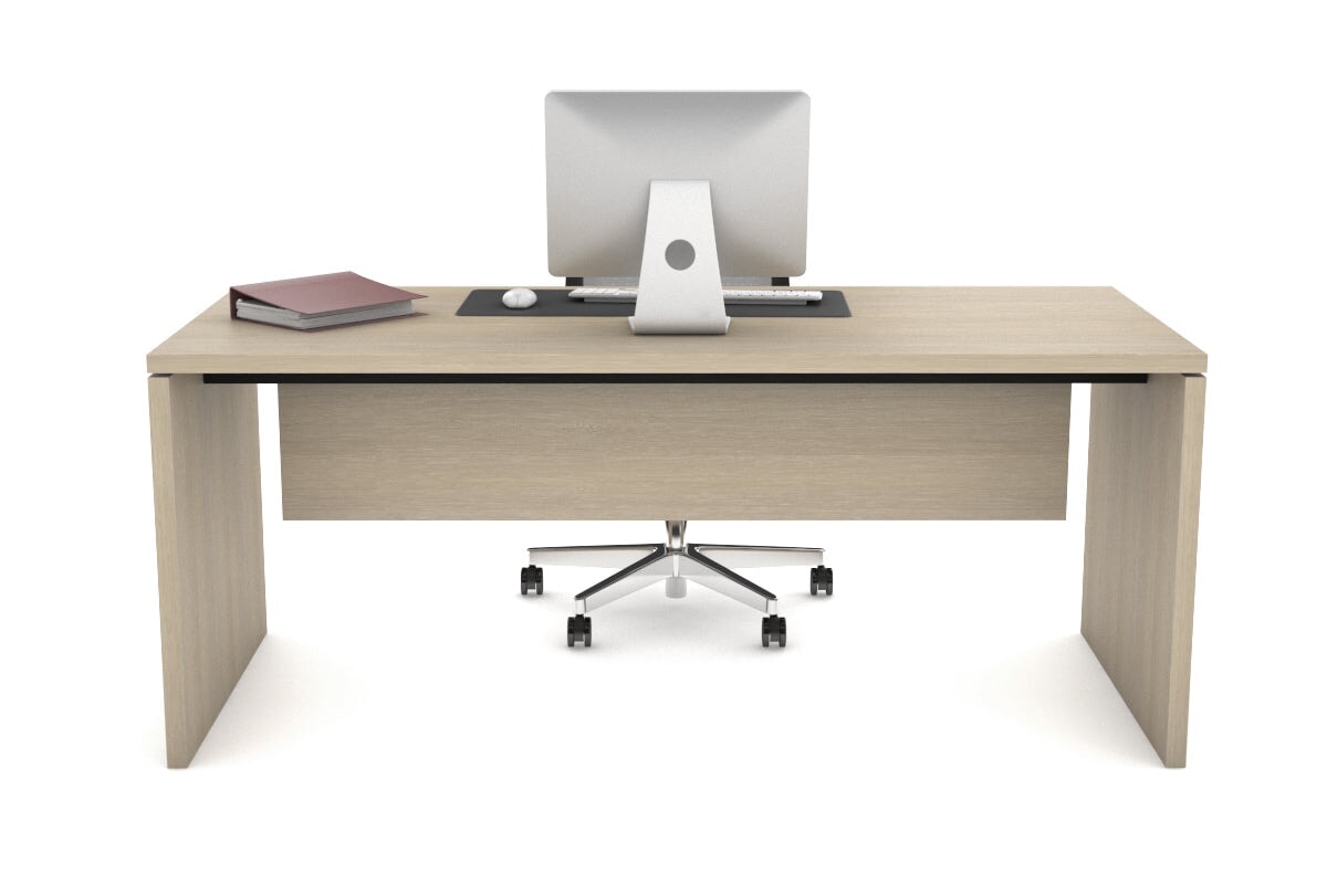 Modern Executive Straight Desk - Sleek Office Desk for Professionals | Perfect for Home Office, Corporate Workspace & Study Room