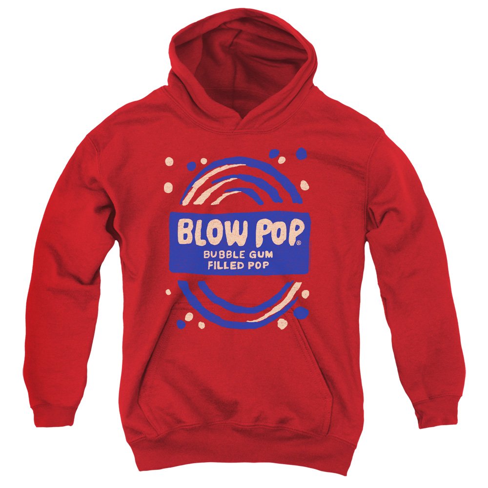 Tootsie Roll Blow Pop Graphic Unisex Hoodie for Kids - Soft Pullover Sweatshirt for Boys & Girls - Fun Candy-Themed Casual Wear for School & Playtime