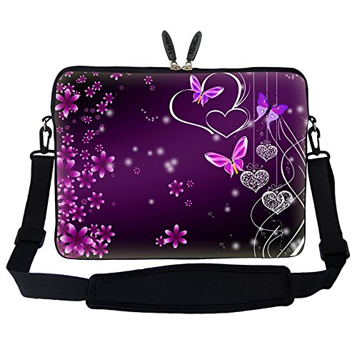 Purple Hearts Butterflies