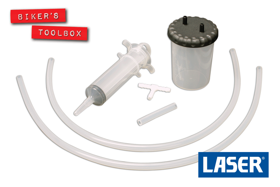 Professional Laser Budget Suction Brake Bleeding Kit - Easy DIY Car Brake System Maintenance for Home Mechanics & Auto Repair Shops