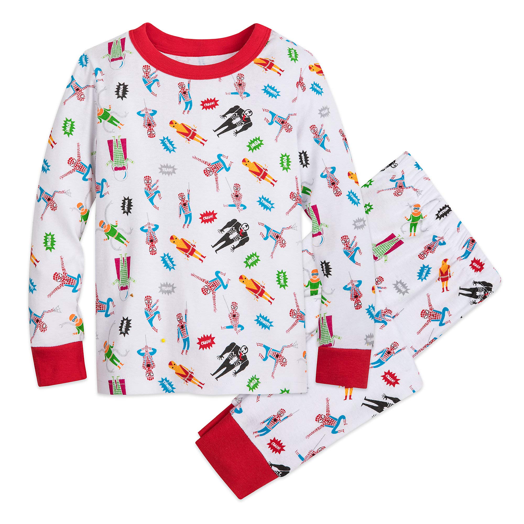 Marvel Spider-Man Kids Pajama Set for Boys - Soft & Comfortable Superhero Sleepwear for Bedtime & Lounging
