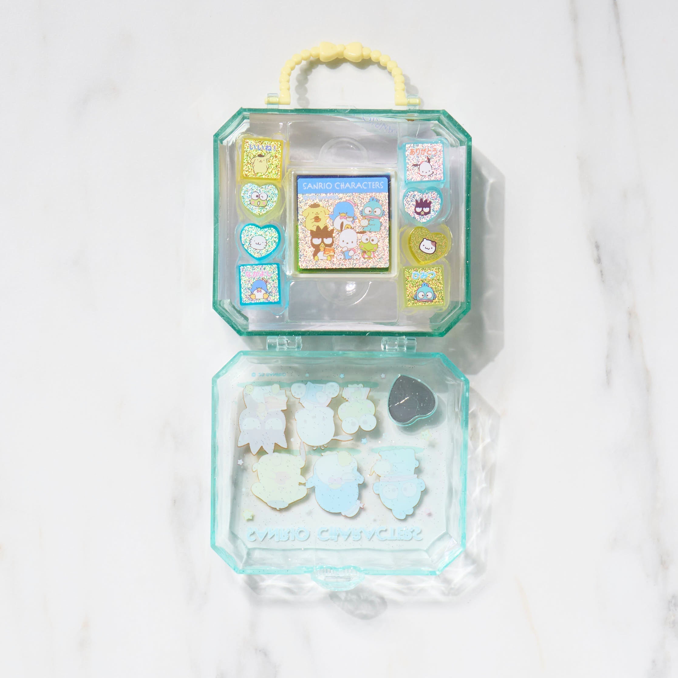 Sanrio Stamp Box Set - Cute Hello Kitty & Friends Stamp Collection for Scrapbooking, Card Making, and DIY Crafts - Perfect for Gift Giving, Journaling, and Stationery Enthusiasts