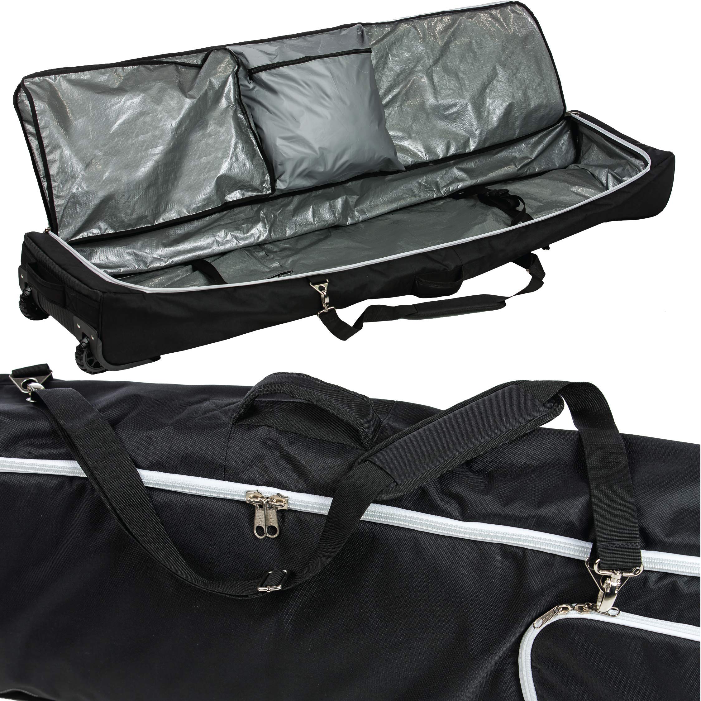Athletico Conquest Padded Snowboard Bag with Wheels - Waterproof Travel Bag for Single Snowboard & Boots | Durable Protection for Airplane Travel & Winter Sports Gear Storage
