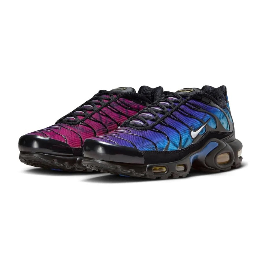 Nike Air Max Plus 25th Anniversary Sneakers - Black, Varsity Red & White Colorway | Men's Running Shoes for Gym, Workout & Casual Wear