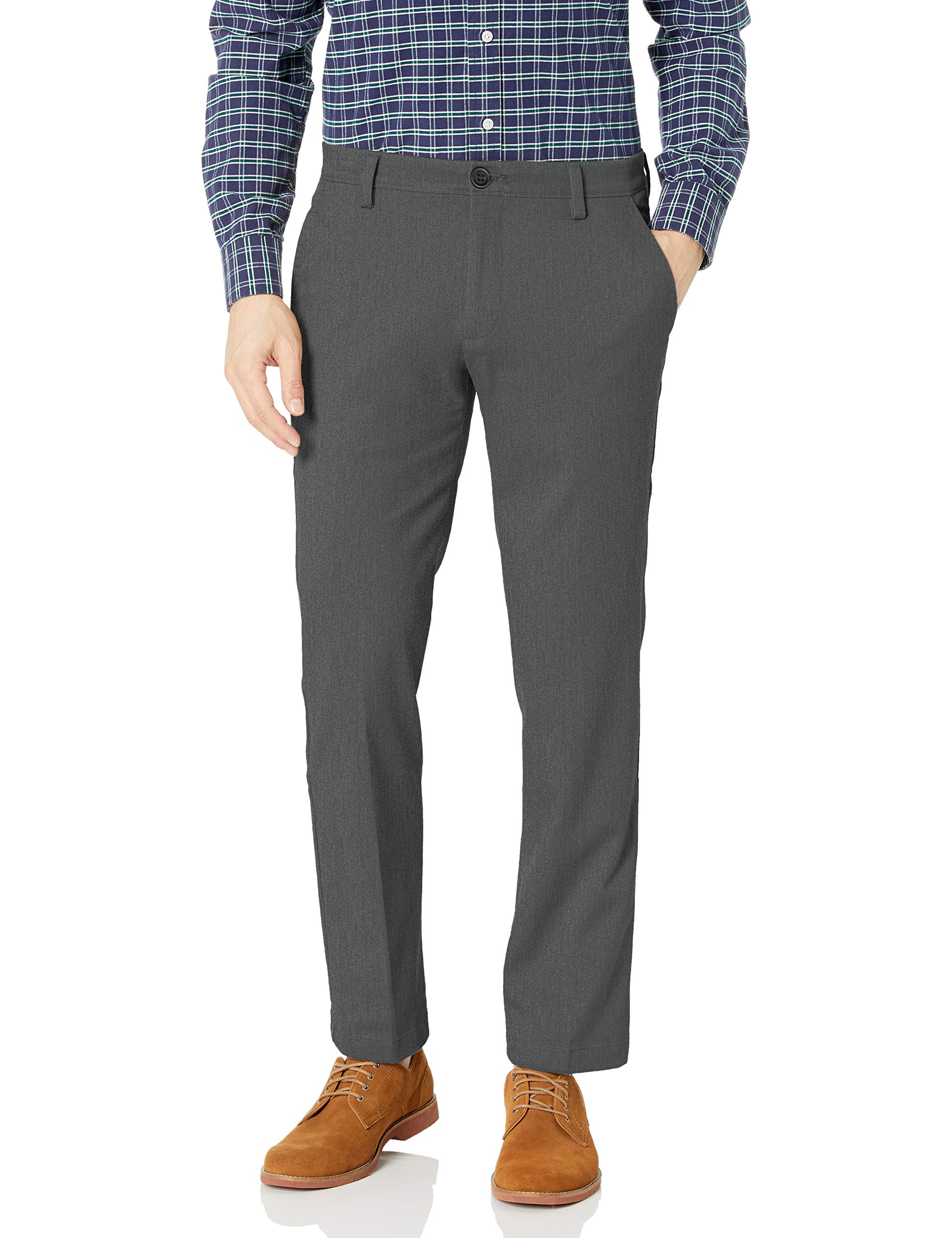 Dockers Men's Straight Fit Easy Khaki Pants - Comfortable Casual Dress Pants for Office, Business & Travel | Machine Washable & Wrinkle-Resistant