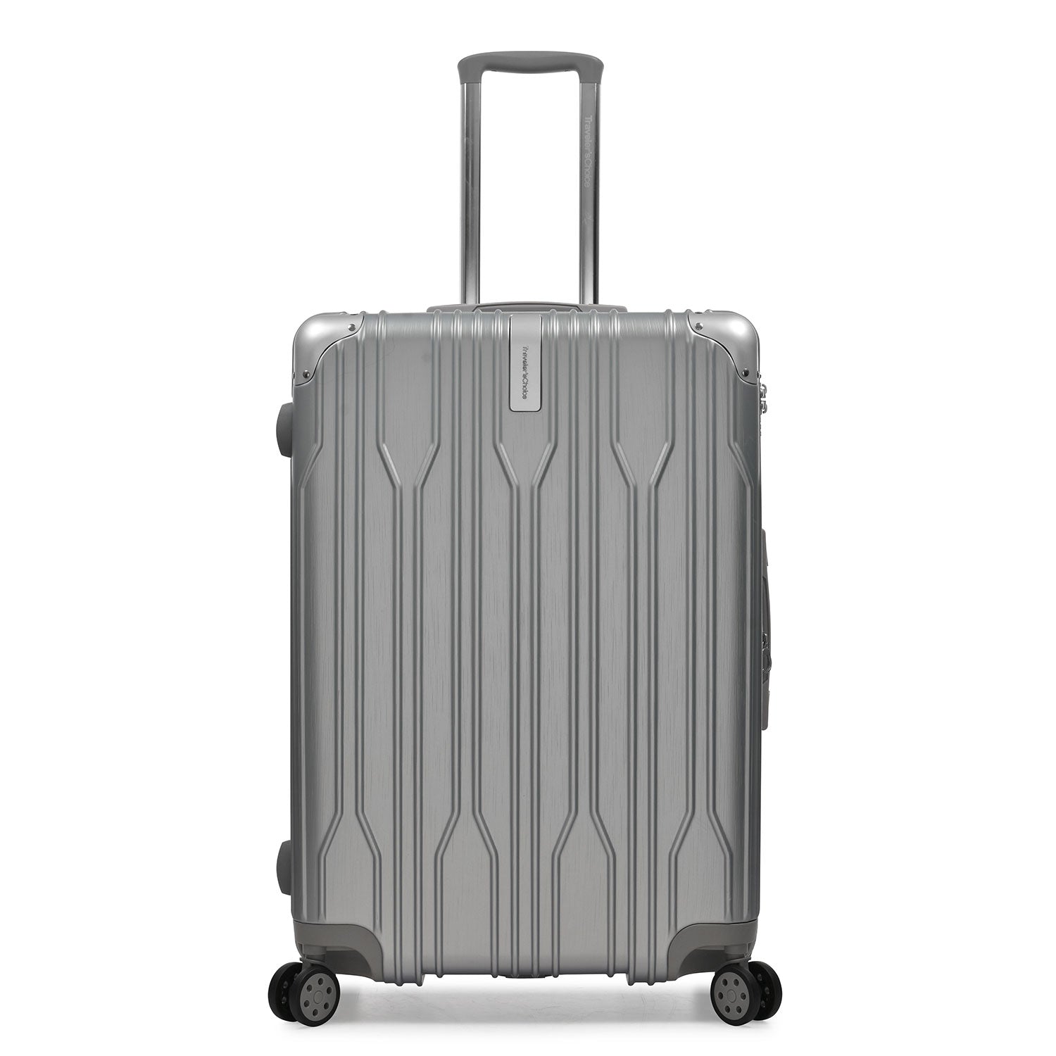 Bell Weather Large Checked Luggage - Durable Spinner Suitcase with Expandable Design for Travel & Business Trips | Perfect for International Flights & Weekend Getaways