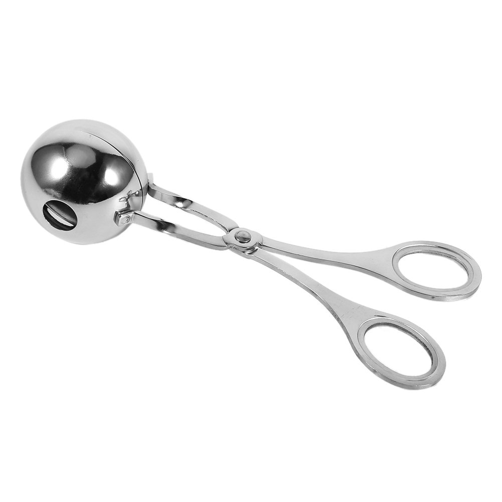 Stainless Steel Meatball Scoop - Large Cookie Dough & Melon Baller Tool for Perfect Meatballs, Ice Cream & Fruit Balls - Ideal for Kitchen, Baking & Food Prep