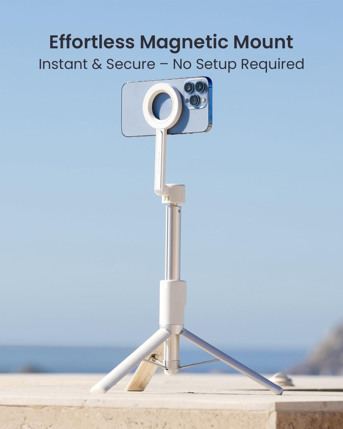 Magnetic Selfie Stick Tripod for iPhone 16 Pro Max - 64