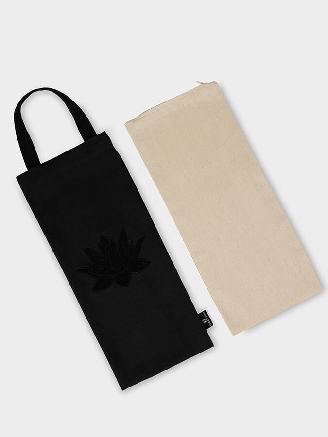 GOTS Certified Organic Cotton Yoga Sandbag Cover - Eco-Friendly & Breathable for Hot Yoga, Meditation & Home Workouts