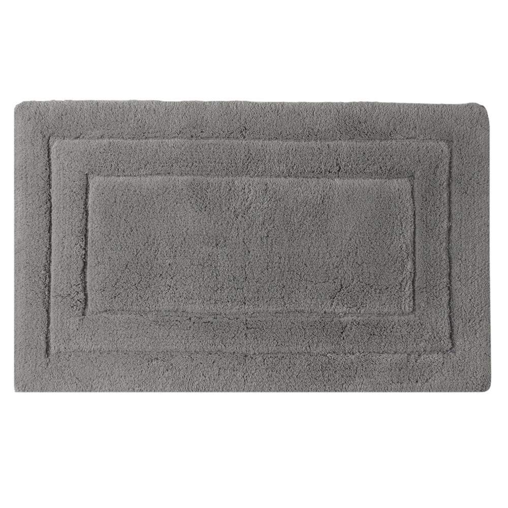 Premium YMF Ringspun Cotton Bath Rug - Soft & Absorbent 2' x 5' Pale Gray Bathroom Mat for Luxury Comfort - Perfect for Bathroom, Spa & Bedroom Decor