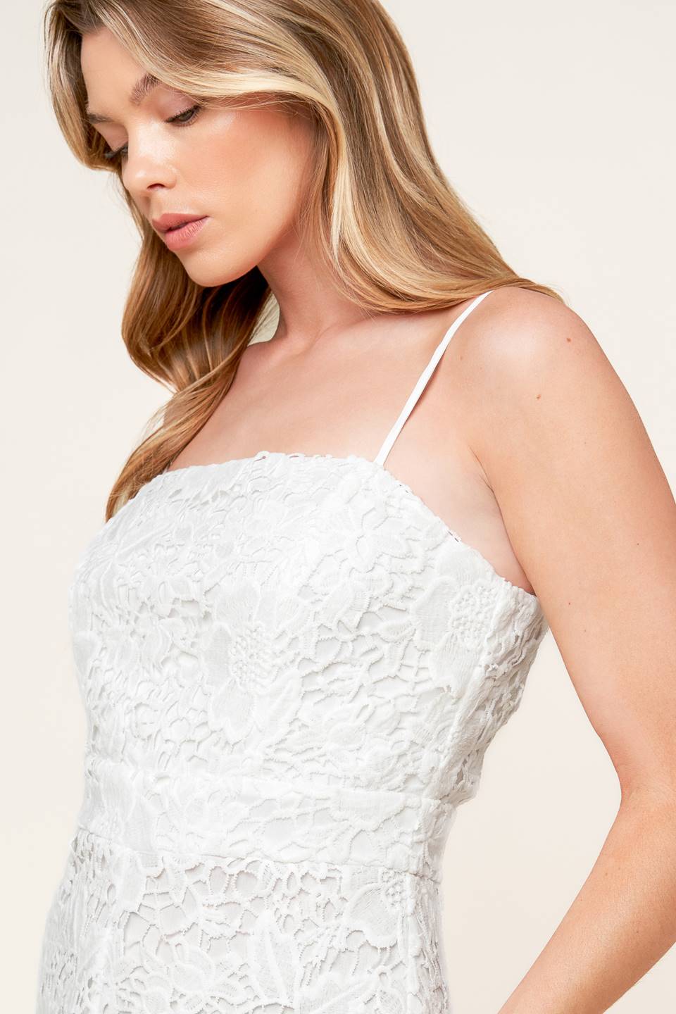 Forever Yours White Lace Bridal Jumpsuit - Elegant Wedding Outfit for Bride, Bridesmaids & Special Occasions