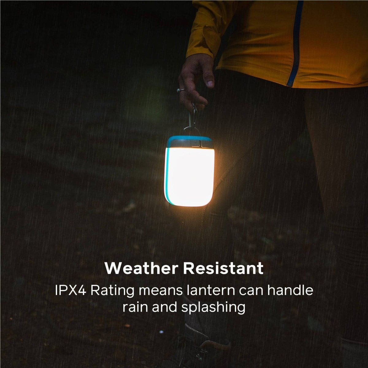 Alpenglow 500 - Premium Outdoor LED Camping Lantern with 500 Lumens, Waterproof & Rechargeable for Hiking, Backpacking, Emergency & Power Outages