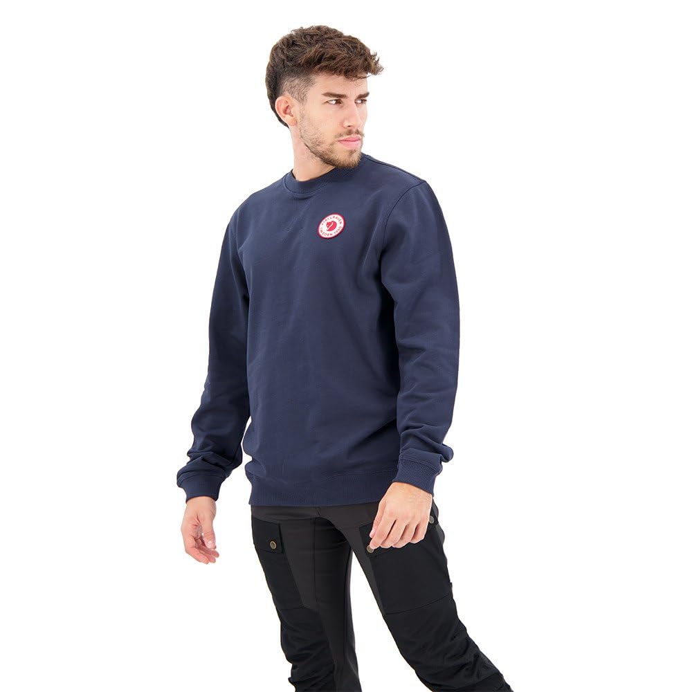 Fjällräven 1960 Logo Badge Sweater - Vintage-Inspired Wool Pullover for Men & Women | Outdoor Adventure & Casual Wear