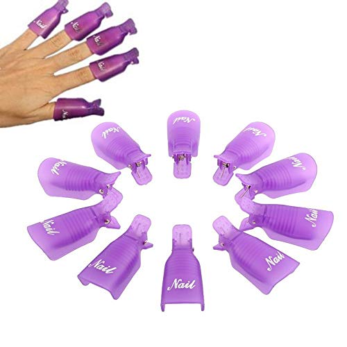 Professional Nail Polish Gel Remover Kit - Includes Nail Clips, Remover Pads, Grits, Nail File Buffer Block, Cuticle Pusher & Brushes - Perfect for Salon, Home Manicure & DIY Nail Care
