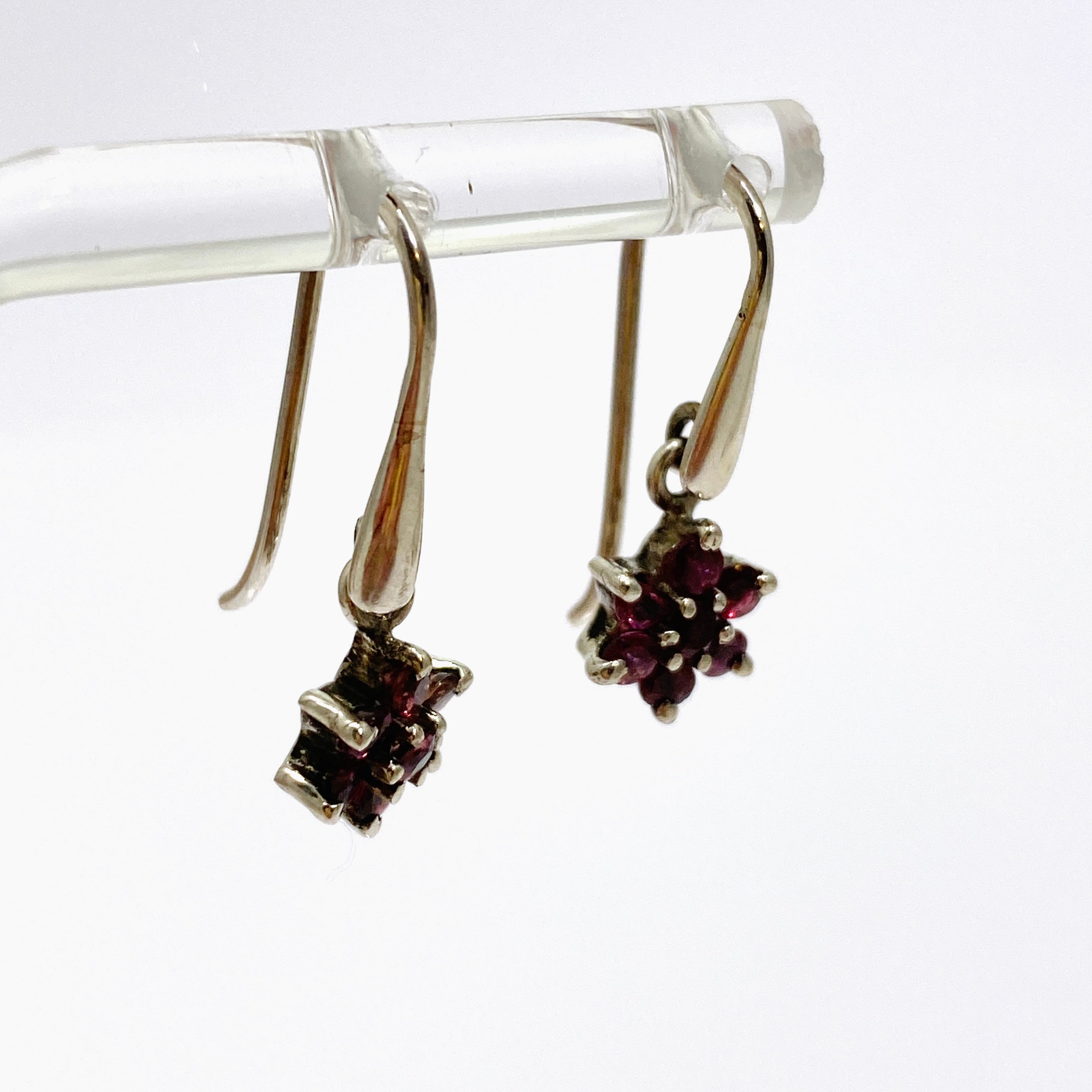 Pink Tourmaline Flower Faceted Earrings for Women - Elegant Gemstone Jewelry Gift for Birthday, Anniversary & Special Occasions | PEGJ246