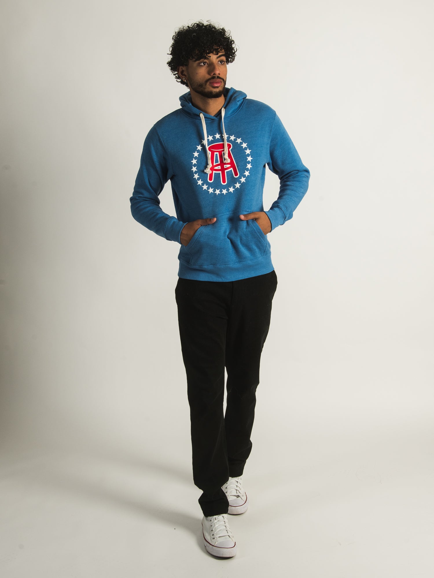 Barstool Sports Long Sleeve Pullover Hoodie - Men's Casual Sweatshirt for Lounge, Gym & Outdoor Activities | Clearance Sale