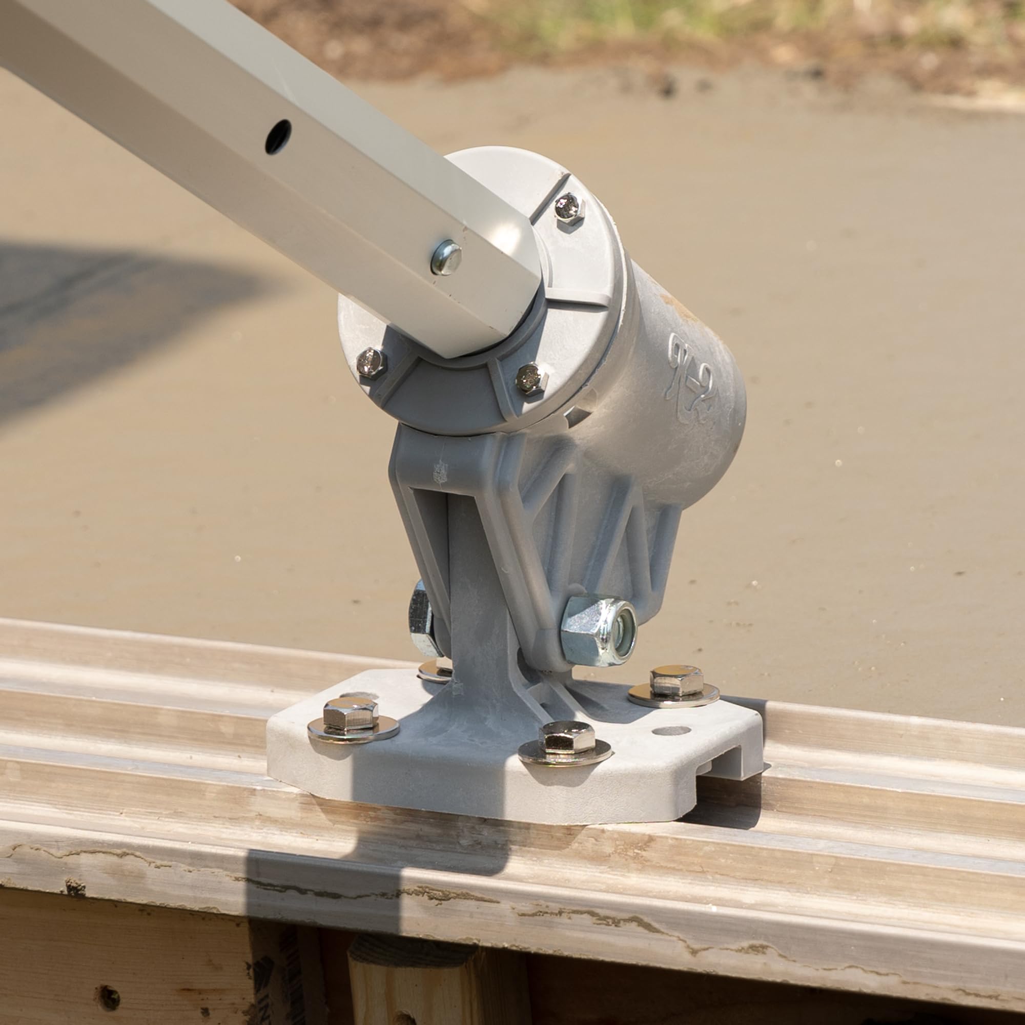 MARSHALLTOWN K2 Composite Adapter for Concrete - Heavy Duty Bracket in Red | Perfect for Construction, Masonry & Concrete Work