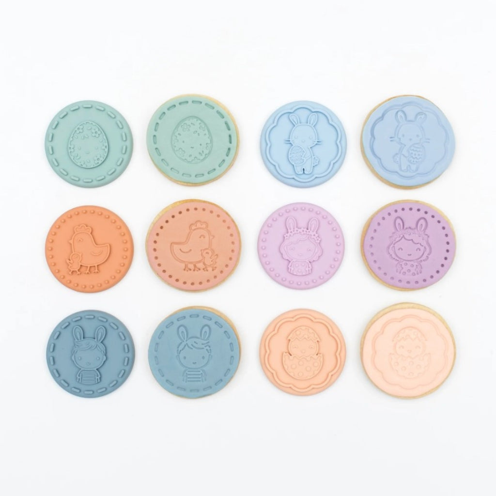 We Might Be Tiny Easter Stampies - Adorable Easter Egg Decorating Kit for Kids, DIY Craft Stamps for Holiday Fun | Perfect for Easter Egg Hunts, Party Favors & Family Activities
