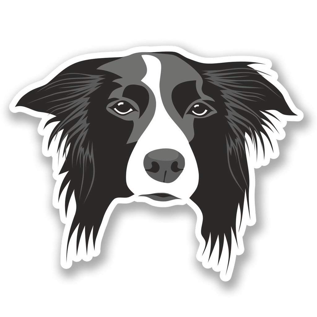18 Pack Border Collie Dog Planner Stickers - 2 Inch Scrapbooking, Journaling & Crafting Decals for Calendars, Planners, DIY Projects - Perfect for Pet Lovers & Stationery Enthusiasts
