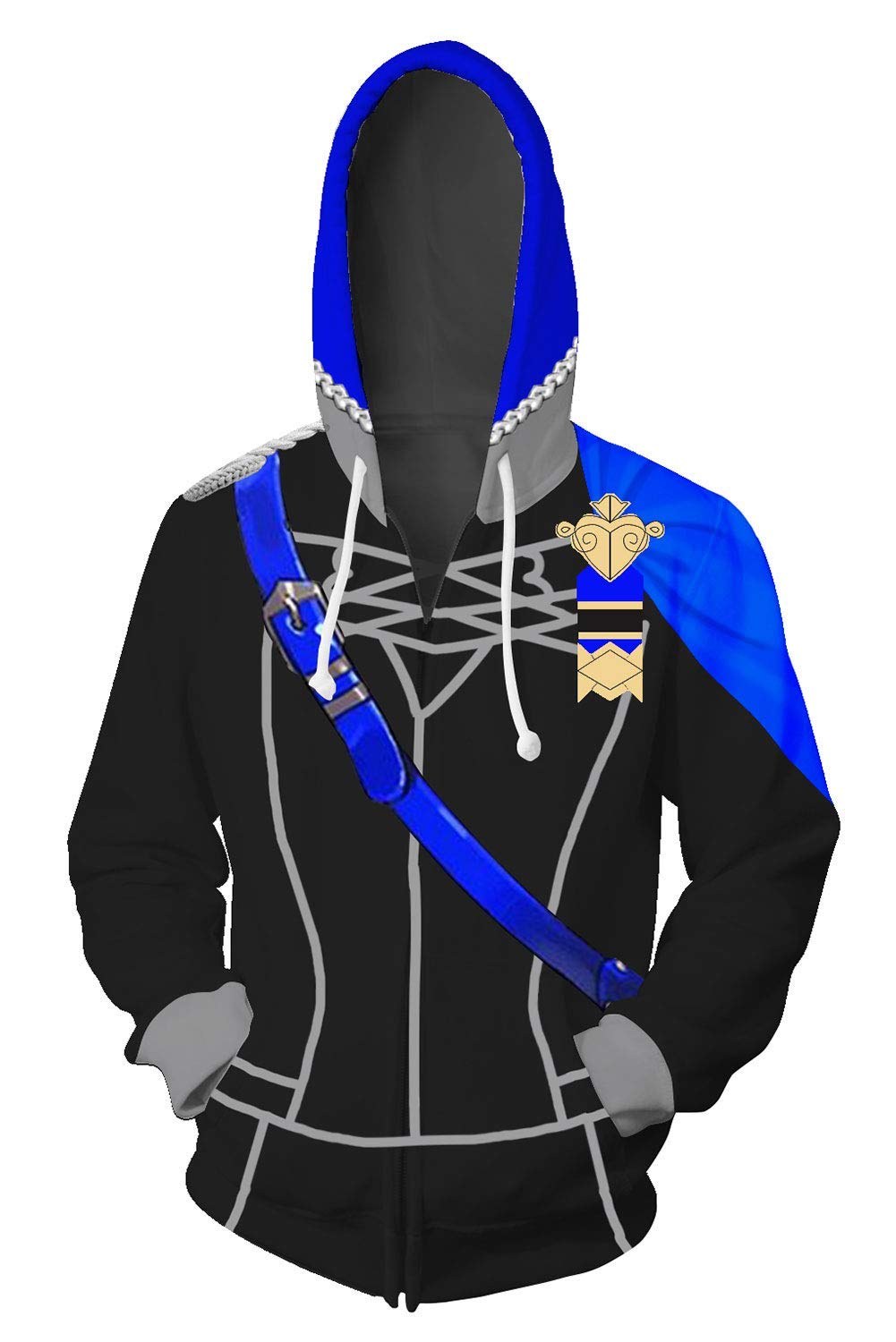 Three Houses Cosplay Hoodie for Adults - Men's Anime Jacket & Sweatshirt | Perfect for Halloween, Comic Con & Gaming Events