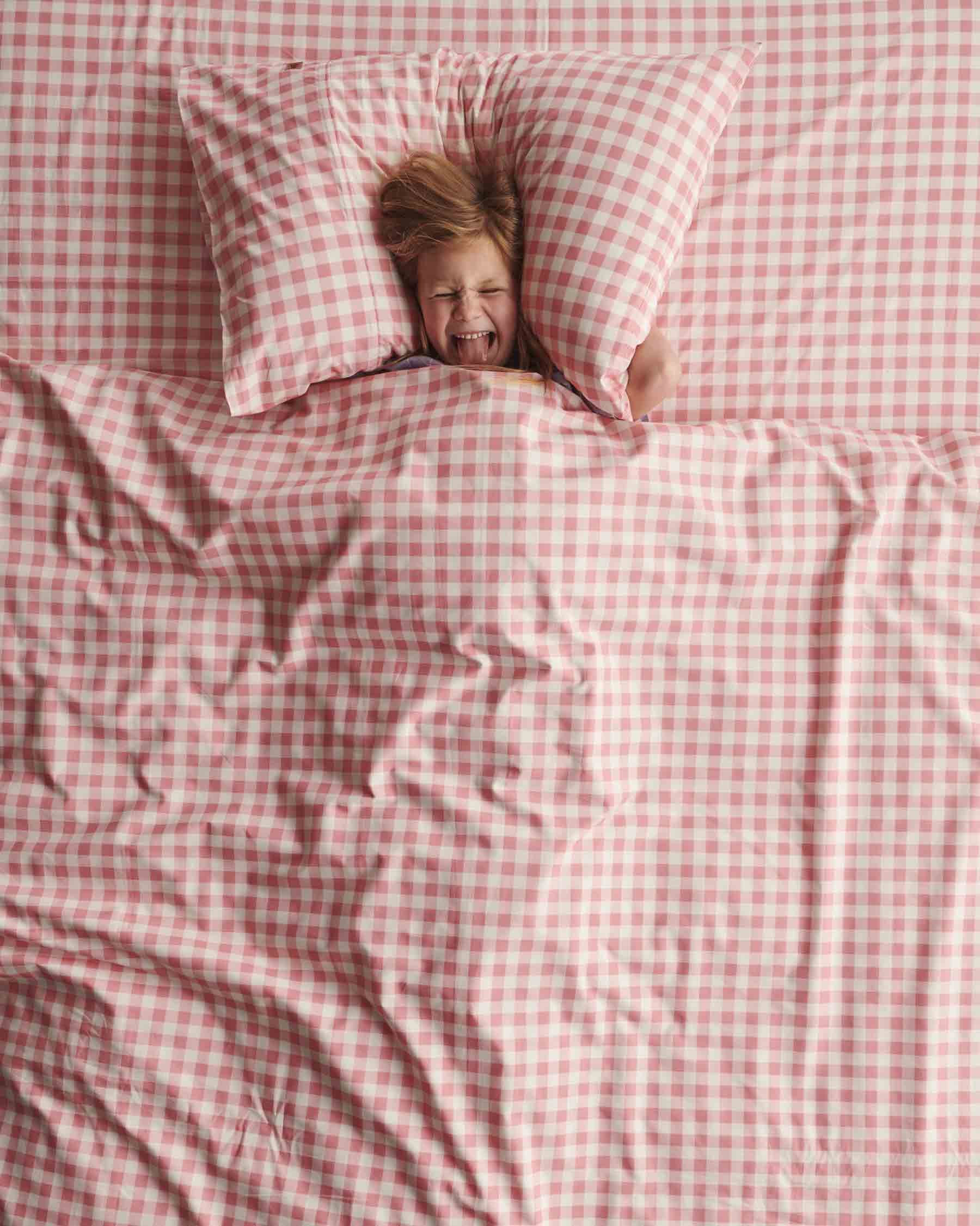 Gingham Candy Organic Cotton Fitted Sheet - Soft Breathable Crib Mattress Cover for Baby Nursery, Toddler Bed & Travel (US) - Perfect for Daycare, Home & On-the-Go Use