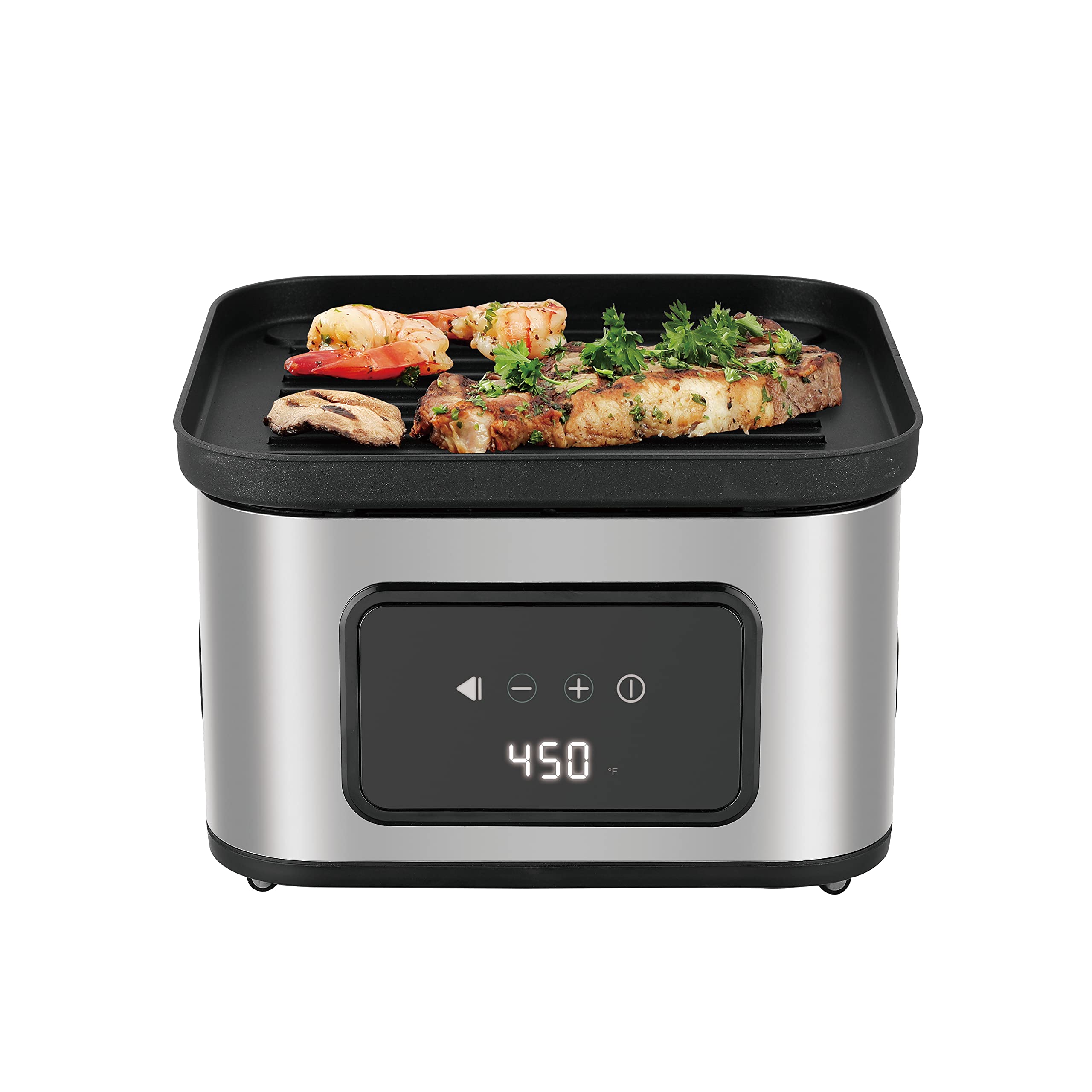 Salton Air Fryer XL 4.5L - Healthy Oil-Free Cooking for Family Meals | Large Capacity Air Fryer for Roasting, Baking & Frying | Perfect for Chicken Wings, French Fries & Vegetables