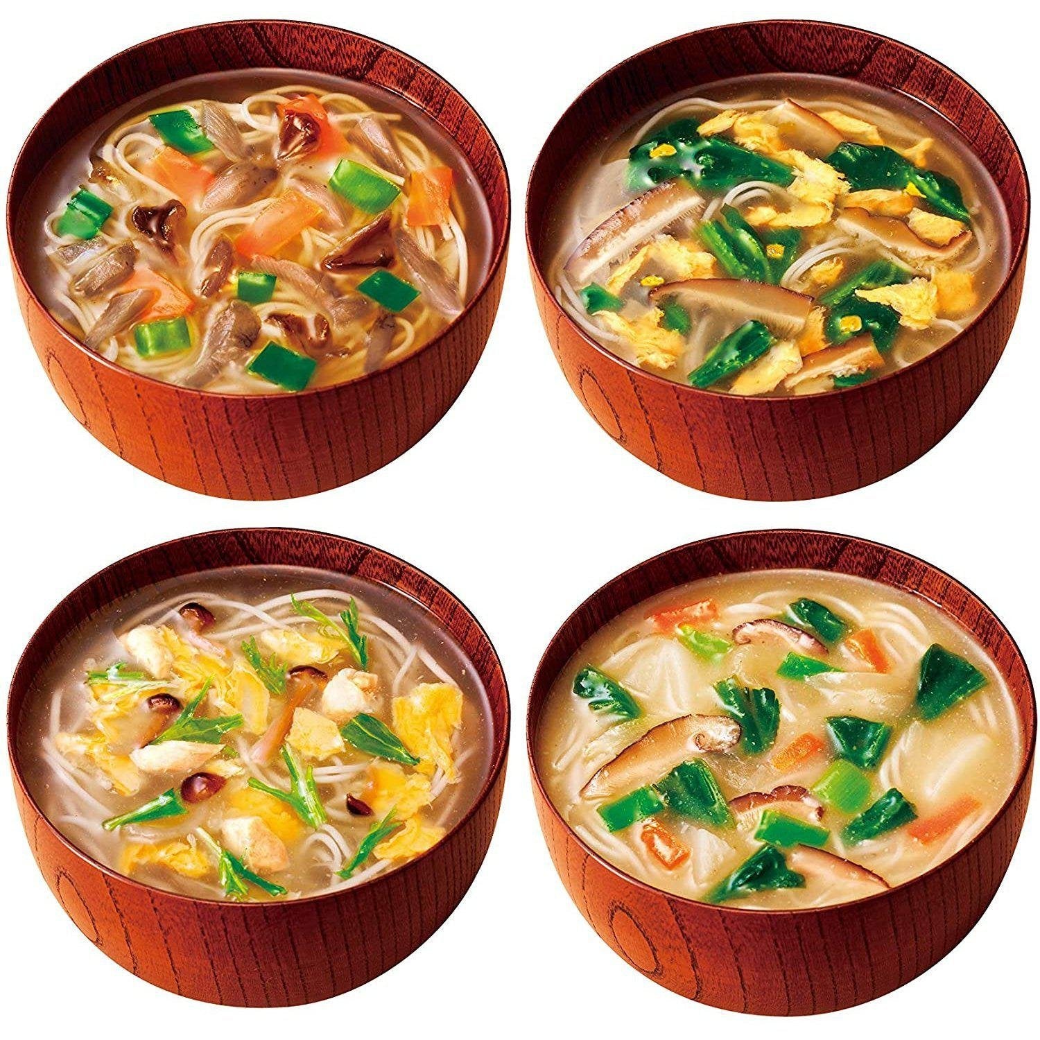 Amano Foods Nyumen Freeze Dried Somen Noodles in Hot Soup - 4 Servings | Instant Japanese Noodles for Camping, Emergency Food & Quick Meals