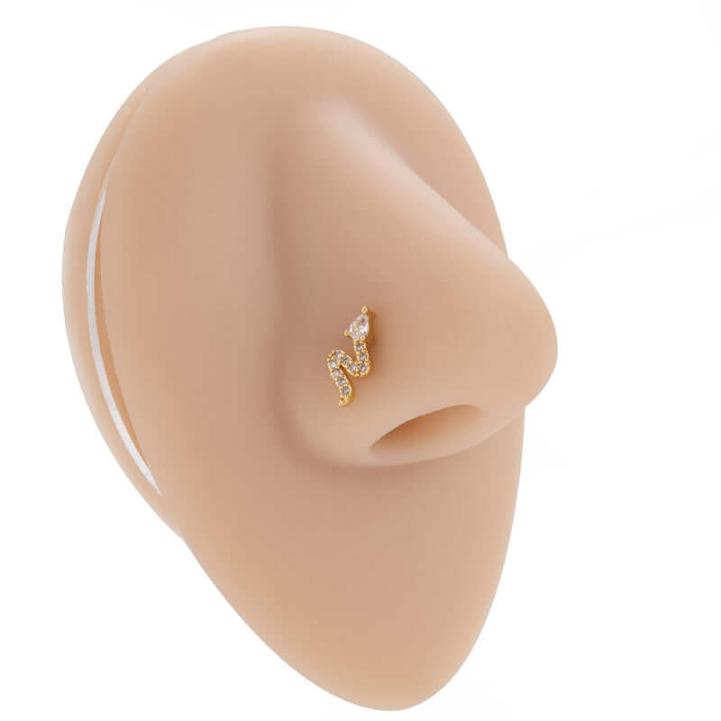 Hypoallergenic Animal Nose Ring Piercings for Sensitive Skin | BJ630 - Perfect for Cow, Bull, and Livestock Jewelry - Ideal for Farm Animals, Shows, and Veterinary Use
