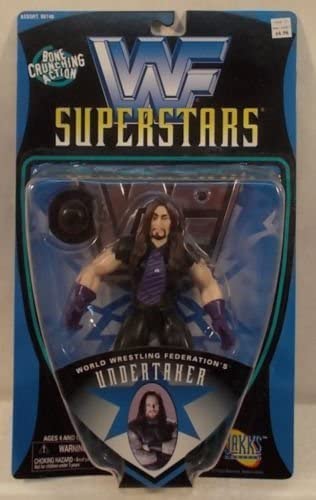 1997 WWF Jakks Pacific Best of Series 1 Undertaker Wrestling Action Figure - Collectible Vintage WWE Toy for Wrestling Fans & Nostalgic Collectors - Perfect for Display, Gifts, and Wrestling Memorabilia Collections